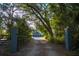 Long driveway leading to a house surrounded by trees at 655 N Clermont Rd, Venice, FL 34292