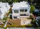 Modern two-story house with a spacious backyard and a deck at 1734 Wisconsin Ln, Sarasota, FL 34239