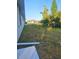 Lush backyard features a chain-link fence and provides ample privacy and security at 15 Tee View Pl, Rotonda West, FL 33947