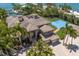 Luxury waterfront home with a pool and basketball court at 3544 San Remo Ter, Sarasota, FL 34239