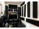 Soundproof home recording studio with black leather seating at 3544 San Remo Ter, Sarasota, FL 34239