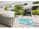 Outdoor kitchen and private plunge pool at 1542 4Th St # 212, Sarasota, FL 34236
