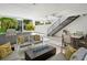 Outdoor patio with seating, fire pit, and grill at 1542 4Th St # 212, Sarasota, FL 34236