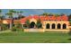 Community clubhouse with red tile roof at 4440 Calle Serena, Sarasota, FL 34238