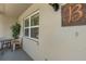 Small side yard with a table and chairs at 1255 Lincoln Dr, Englewood, FL 34224