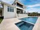 Beautiful backyard with a sparkling pool and spa, perfect for relaxation and entertaining at 3550 Flamingo Ave, Sarasota, FL 34242