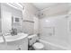 Clean bathroom with a shower/tub combo and updated vanity at 6038 Lilli Way # 6038, Bradenton, FL 34207