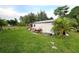 Large backyard with shed and plenty of space for outdoor activities at 2760 Chipley Ave, North Port, FL 34286