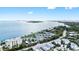 Aerial view of waterfront community and bay at 4660 Ocean Blvd # Q2, Sarasota, FL 34242