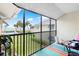 Spacious balcony overlooking the ocean and pool at 4660 Ocean Blvd # Q2, Sarasota, FL 34242