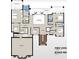 First floor plan showcasing an open layout and spacious rooms at 4544 Woodside Rd, Sarasota, FL 34242