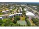 Aerial perspective showcasing the community's layout and landscaping at 4440 Ironwood Cir # 108D, Bradenton, FL 34209