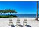 Beachfront seating with scenic water views at 379 Aruba Cir # 202, Bradenton, FL 34209