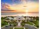 Community clubhouse with waterfront sunset views at 379 Aruba Cir # 202, Bradenton, FL 34209