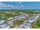 Aerial view of community with lush landscaping and waterways at 6800 Placida Rd # 281, Englewood, FL 34224