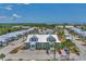 Aerial view of the community and its surrounding landscape at 6800 Placida Rd # 281, Englewood, FL 34224