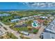 An aerial view of the community and surrounding area at 6800 Placida Rd # 281, Englewood, FL 34224