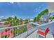 Private balcony overlooking tennis courts and community at 6800 Placida Rd # 281, Englewood, FL 34224