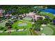 Aerial view of community clubhouse and golf course at 409 N Point Rd # 501, Osprey, FL 34229