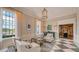 Relaxing lounge area with comfortable seating and large windows at 409 N Point Rd # 501, Osprey, FL 34229