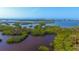 Breathtaking panoramic view of the waterfront and mangrove islands at 409 N Point Rd # 501, Osprey, FL 34229