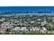 Aerial view of a residential area near the ocean at 16450 Gloria Ln # 105, Nokomis, FL 34275