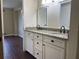 Double vanity bathroom with granite countertop at 2320 Terra Ceia Bay Blvd # 203, Palmetto, FL 34221