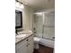 Updated bathroom with granite vanity and walk-in shower at 2320 Terra Ceia Bay Blvd # 203, Palmetto, FL 34221