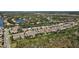 Aerial view showcasing a community of luxury homes at 5309 Greenbrook Dr, Sarasota, FL 34238