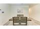 Dining room with a wood table and four chairs at 3902 Willow Hammock Dr, Palmetto, FL 34221