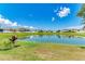 Community pond with homes in the background at 3902 Willow Hammock Dr, Palmetto, FL 34221
