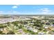 Aerial view of houses and surrounding neighborhood at 4593 Targee Ave, North Port, FL 34287