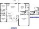 3-bedroom, 2-bathroom home floor plan, showcasing an open layout and 2-car garage at 2738 N Chamberlain Blvd, North Port, FL 34286