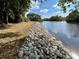 Beautiful waterfront with riprap shoreline protection and a view of the tranquil river at 3637 Mineola Dr, Sarasota, FL 34239