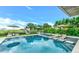 Inviting pool with a spa and beach access at 2510 Gulf N Dr, Bradenton Beach, FL 34217