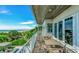 Expansive balcony with ocean views at 2510 Gulf N Dr, Bradenton Beach, FL 34217