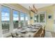 Elegant dining room, seats 8, ocean view at 2510 Gulf N Dr, Bradenton Beach, FL 34217