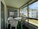 Enjoyable screened porch with outdoor seating at 5906 Garden Ln # A22, Bradenton, FL 34207