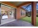 Covered patio with view of backyard at 12014 Perennial Pl, Lakewood Ranch, FL 34211
