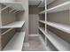 Walk-in pantry with ample shelving for food storage at 12014 Perennial Pl, Lakewood Ranch, FL 34211