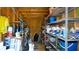 Storage room with shelving units for various items at 3005 39Th W Ave, Bradenton, FL 34205