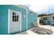 Private guest house with a charming door and outdoor seating at 3005 39Th W Ave, Bradenton, FL 34205