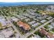 Aerial view of building near the ocean and airport at 235 Base E Ave # 207, Venice, FL 34285