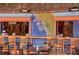 Restaurant bar with map of Siesta Key at 1300 N Portofino Dr # 305, Sarasota, FL 34242