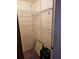 Spacious closet with white wire shelving and carpet at 407 White Oak Way, Sarasota, FL 34237