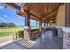 Clubhouse patio overlooking the golf course at 7336 Haddington Cv, Bradenton, FL 34202