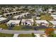 Aerial view of community showing building layout and landscaping at 1712 Lakeside Dr # 1712B, Venice, FL 34293