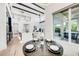 The modern dining area offers an elegant space for Gathering and friends at 1805 Goldenrod St, Sarasota, FL 34239