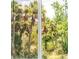 Image shows a view of lush tropical landscaping with palm trees and other greenery at 12520 Galapagos Ct # 207, Venice, FL 34293