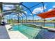 Relaxing pool and spa with lake view at 11342 77Th E St, Parrish, FL 34219